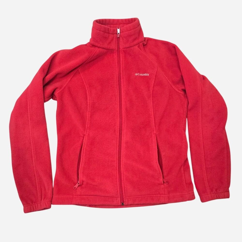 Columbia Sportswear Women's Medium red fleece jacket